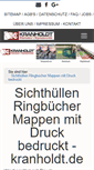 Mobile Screenshot of kranholdt.de